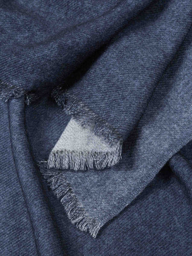 Santa Eulalia Hombre Barcelona Bufanda Lisa Cashmere color Azul Marino sku 630-001505 05 - Foto 3