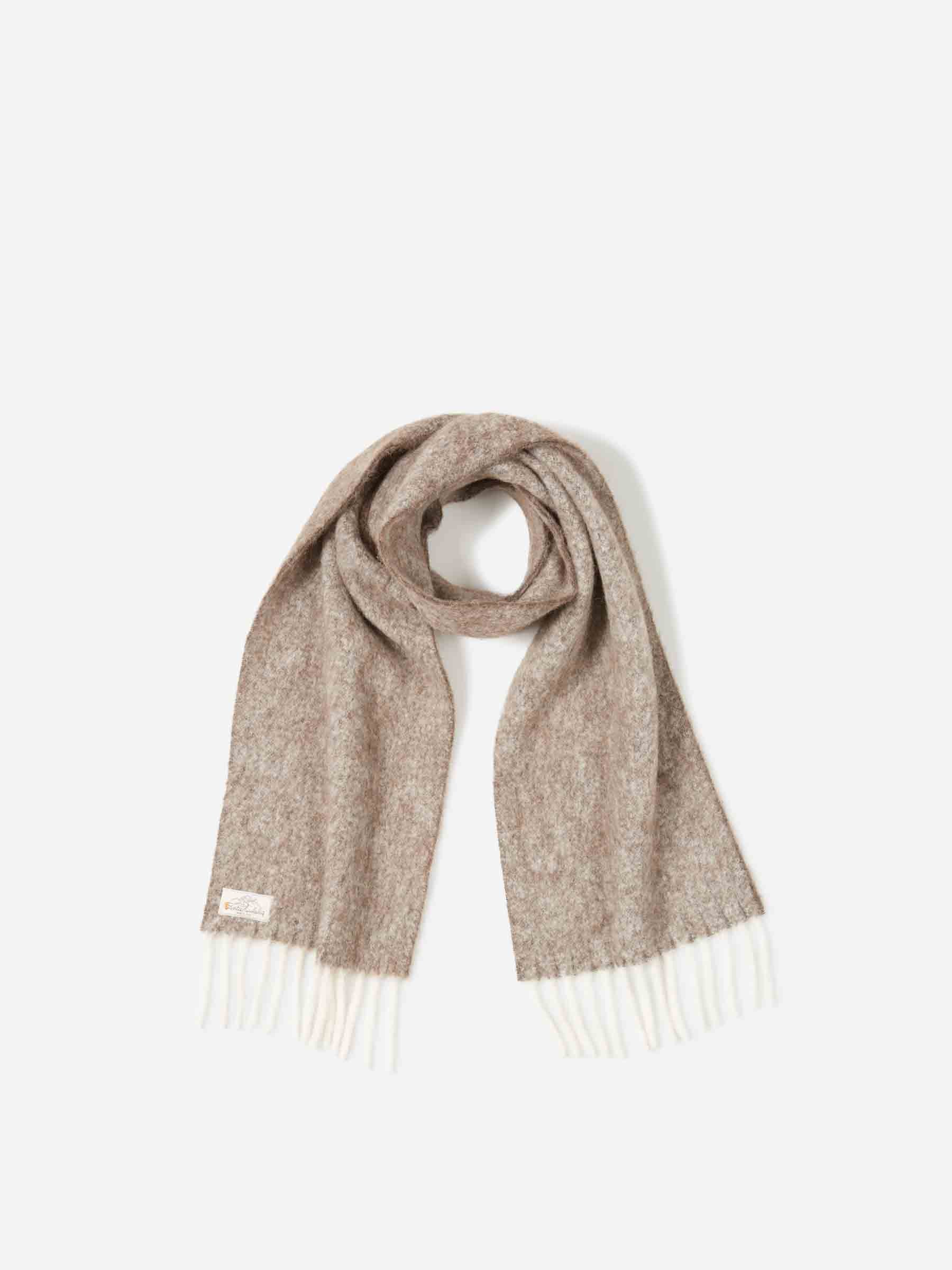 Santa Eulalia Hombre Barcelona Bufanda Alpaca Jaspeada color Marrón sku 630-001507 01 - Foto 1