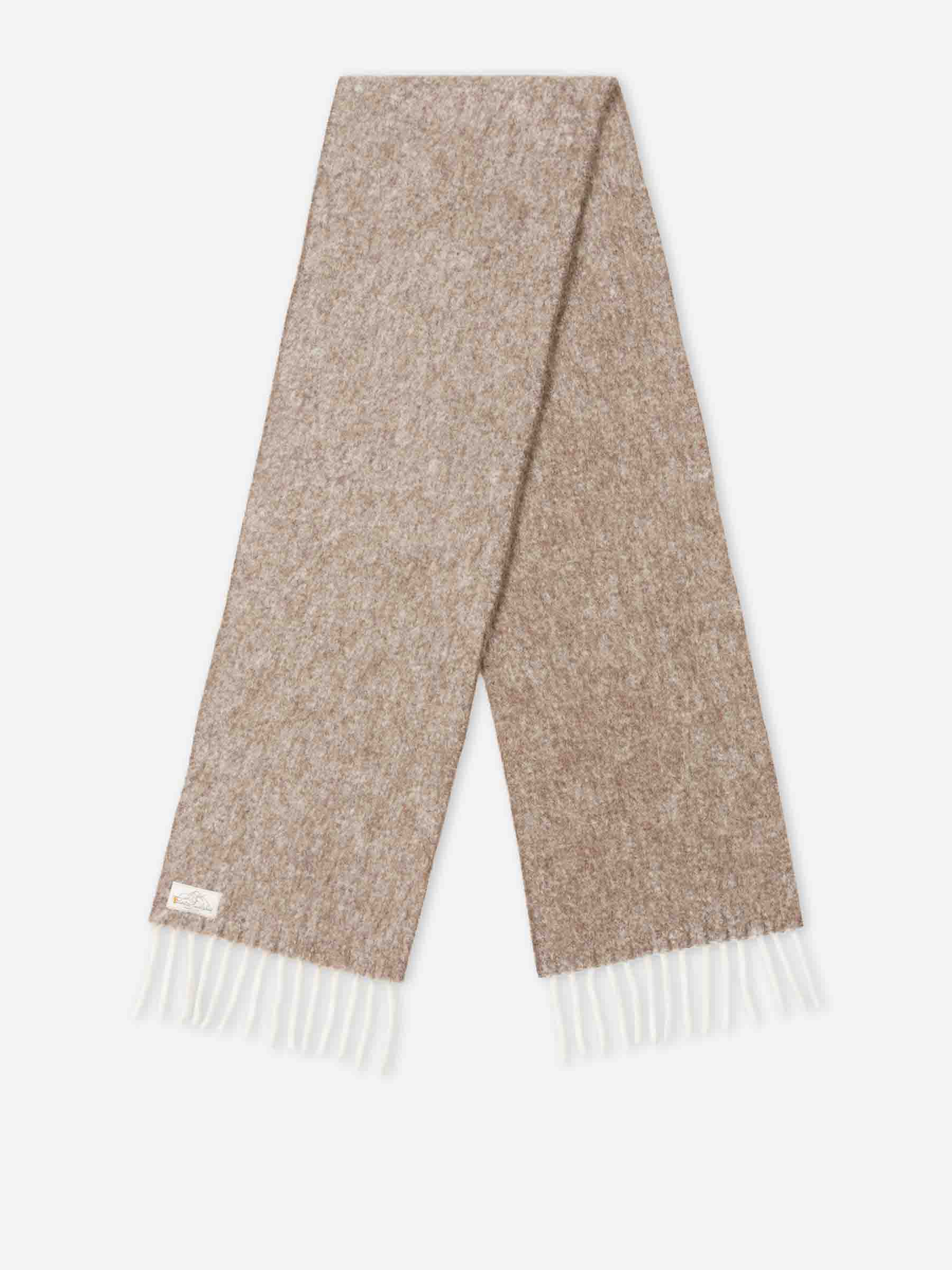 Santa Eulalia Hombre Barcelona Bufanda Alpaca Jaspeada color Marrón sku 630-001507 01 - Foto 2