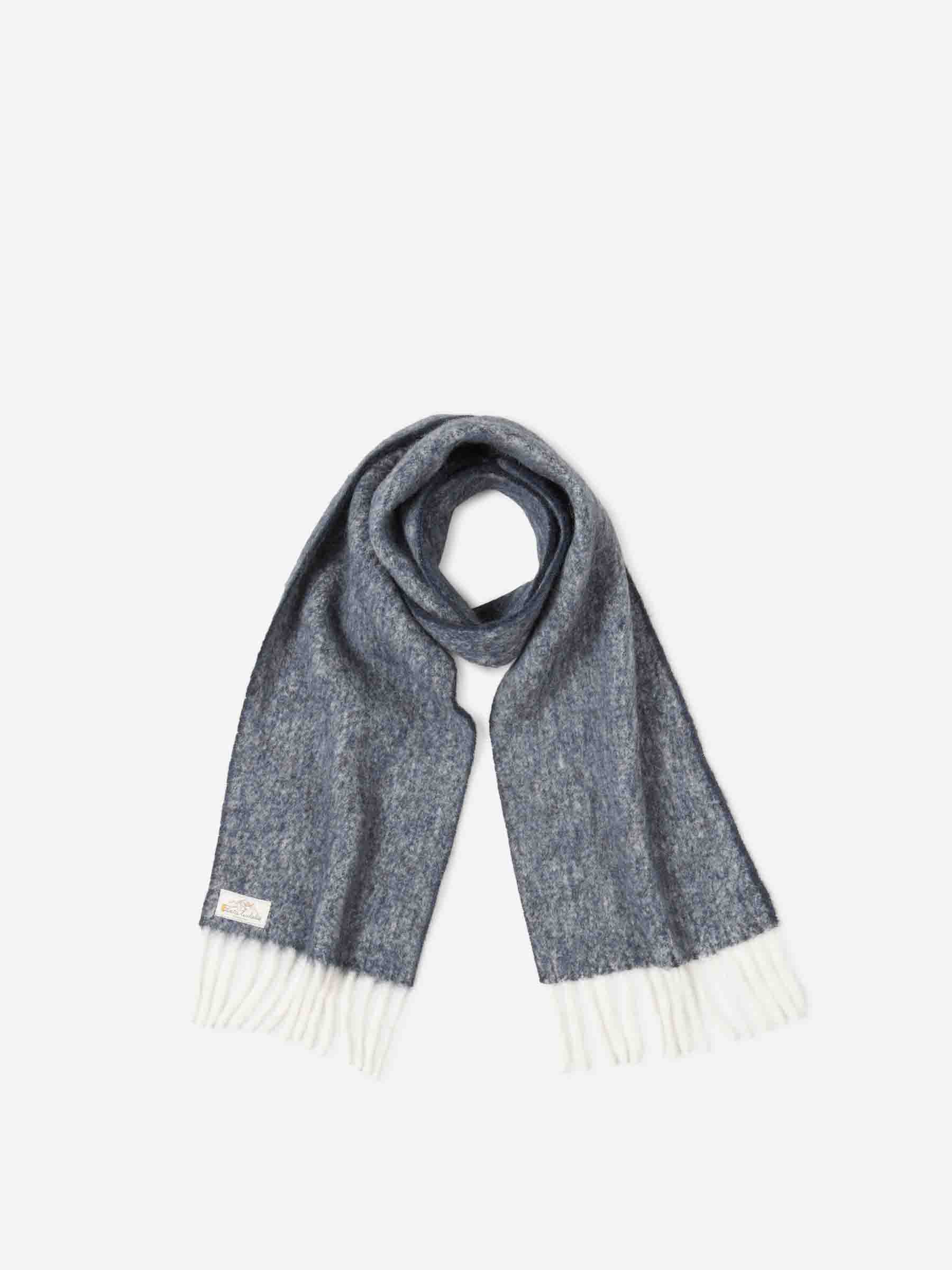 Santa Eulalia Hombre Barcelona Bufanda Alpaca Jaspeada color Azul Marino sku 630-001507 02 - Foto 1