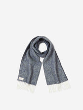 Santa Eulalia Hombre Barcelona Bufanda Alpaca Jaspeada color Azul Marino sku 630-001507 02 - Foto 1