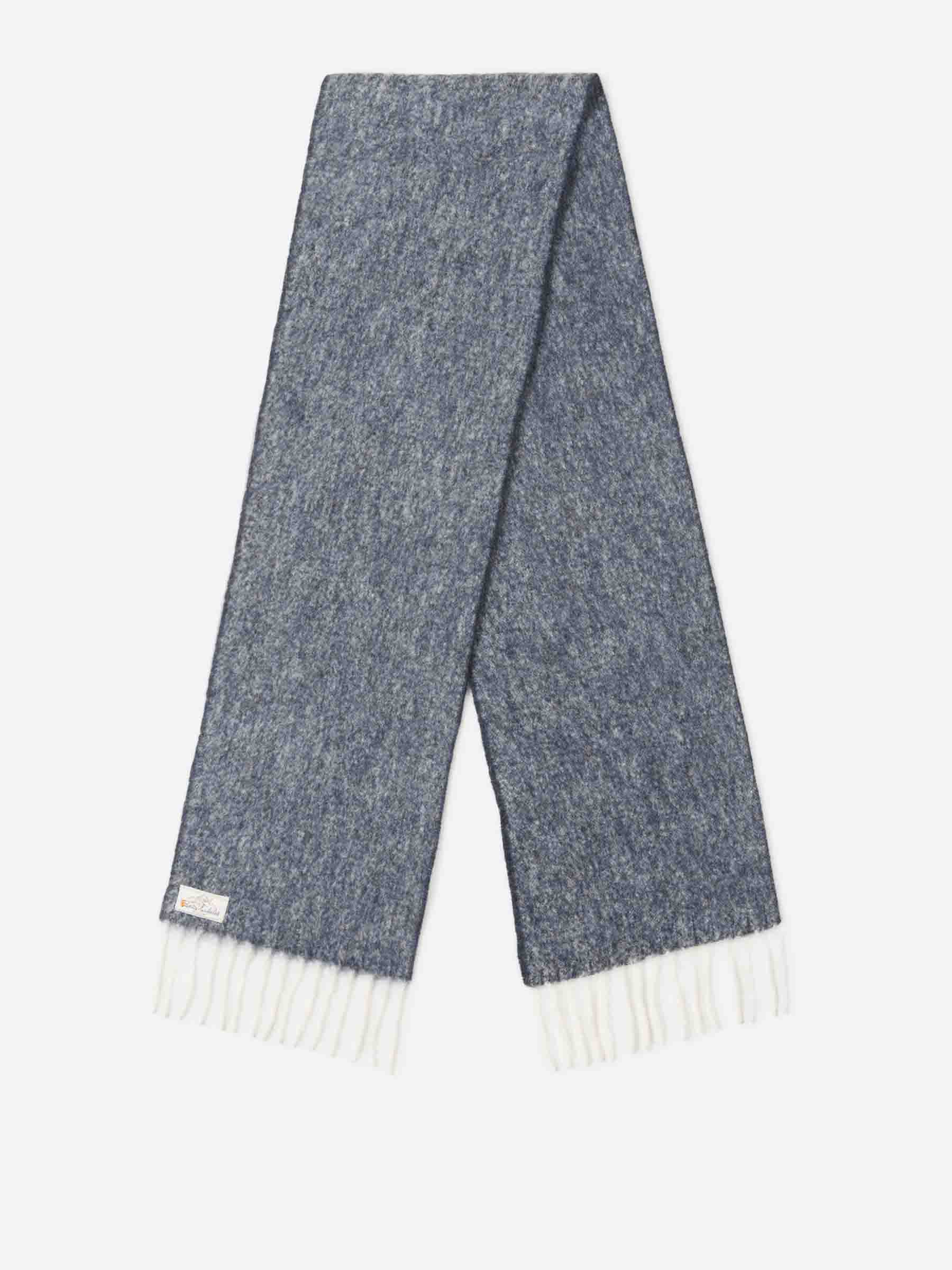 Santa Eulalia Hombre Barcelona Bufanda Alpaca Jaspeada color Azul Marino sku 630-001507 02 - Foto 2