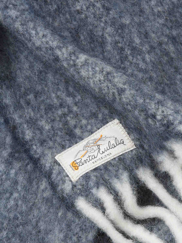 Santa Eulalia Hombre Barcelona Bufanda Alpaca Jaspeada color Azul Marino sku 630-001507 02 - Foto 2