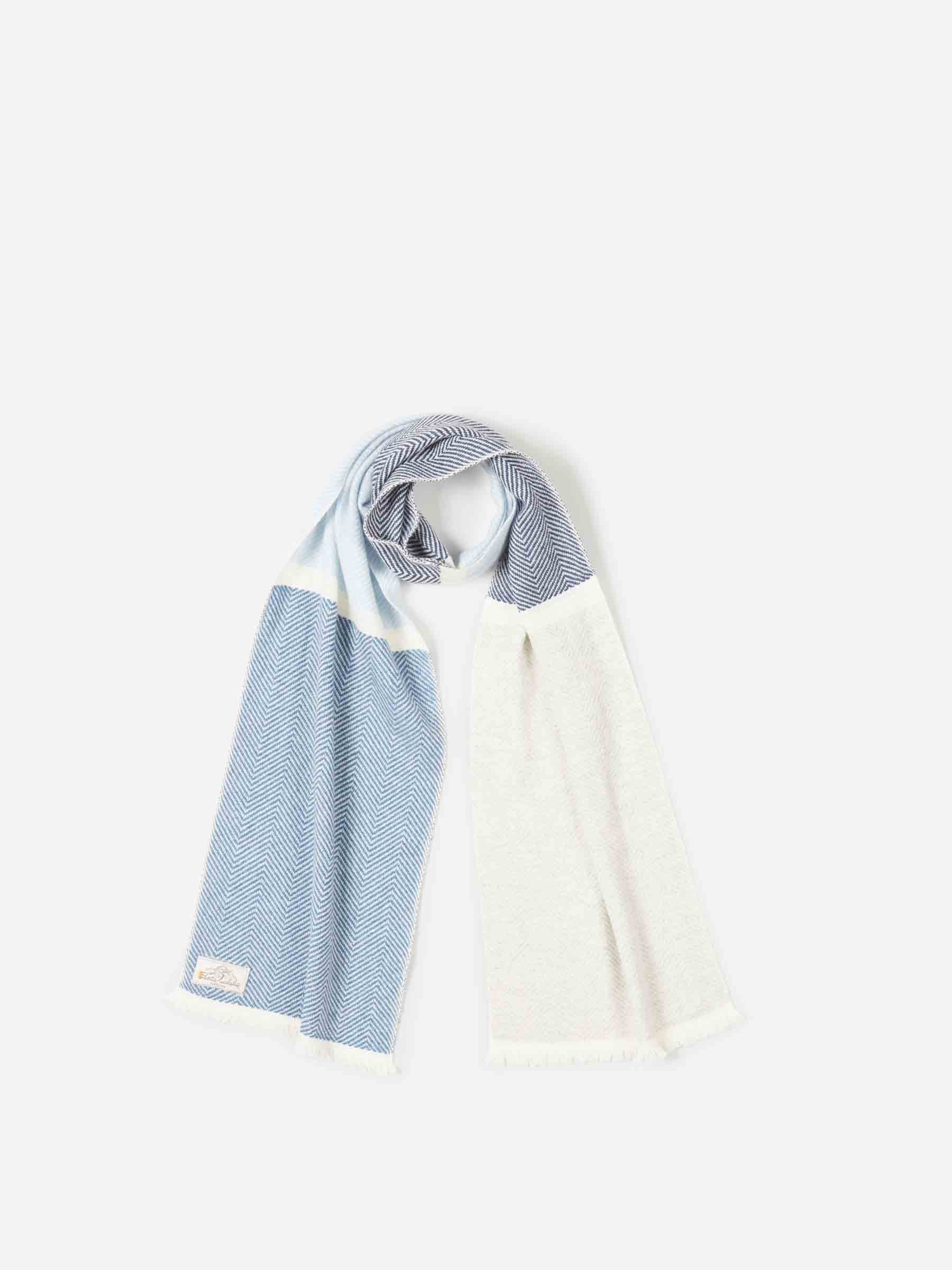 Santa Eulalia Hombre Barcelona Bufanda Espiga Cashmere color Azul sku 630-001508 01 - Foto 1