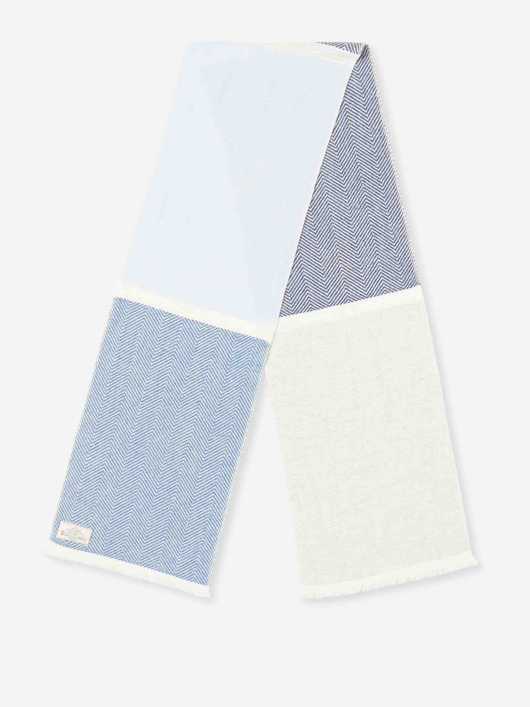 Santa Eulalia Hombre Barcelona Bufanda Espiga Cashmere color Azul sku 630-001508 01 - Foto 2