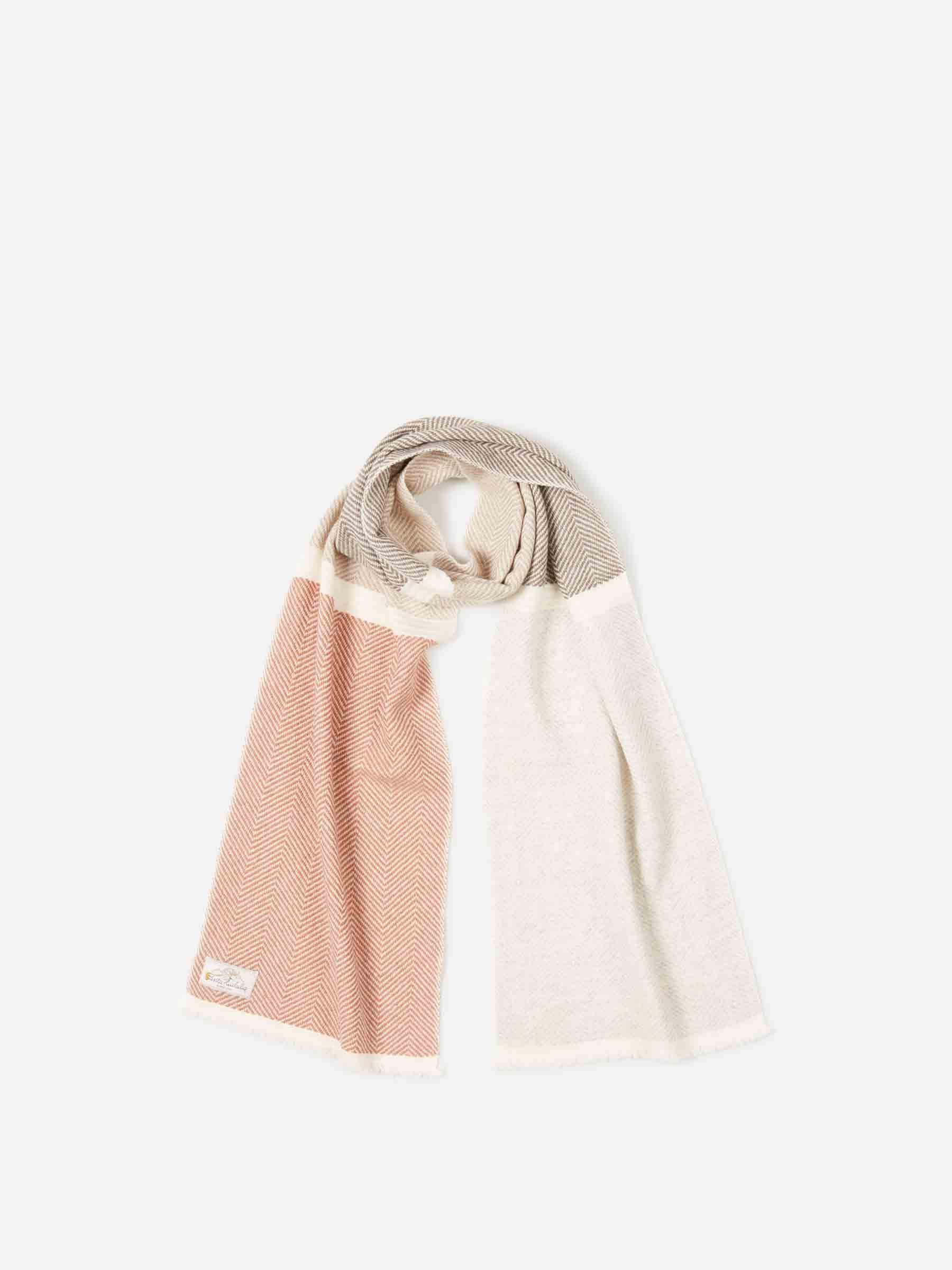 Santa Eulalia Hombre Barcelona Bufanda Espiga Cashmere color Marrón sku 630-001508 02 - Foto 1