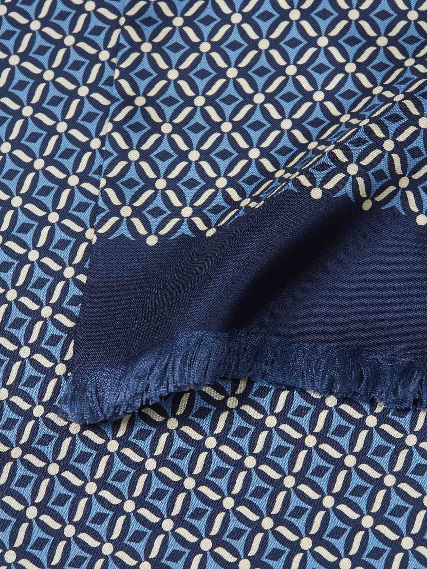 Santa Eulalia Hombre Barcelona Pañuelo Estampado color Azul sku 630-001515 01 - Foto 2