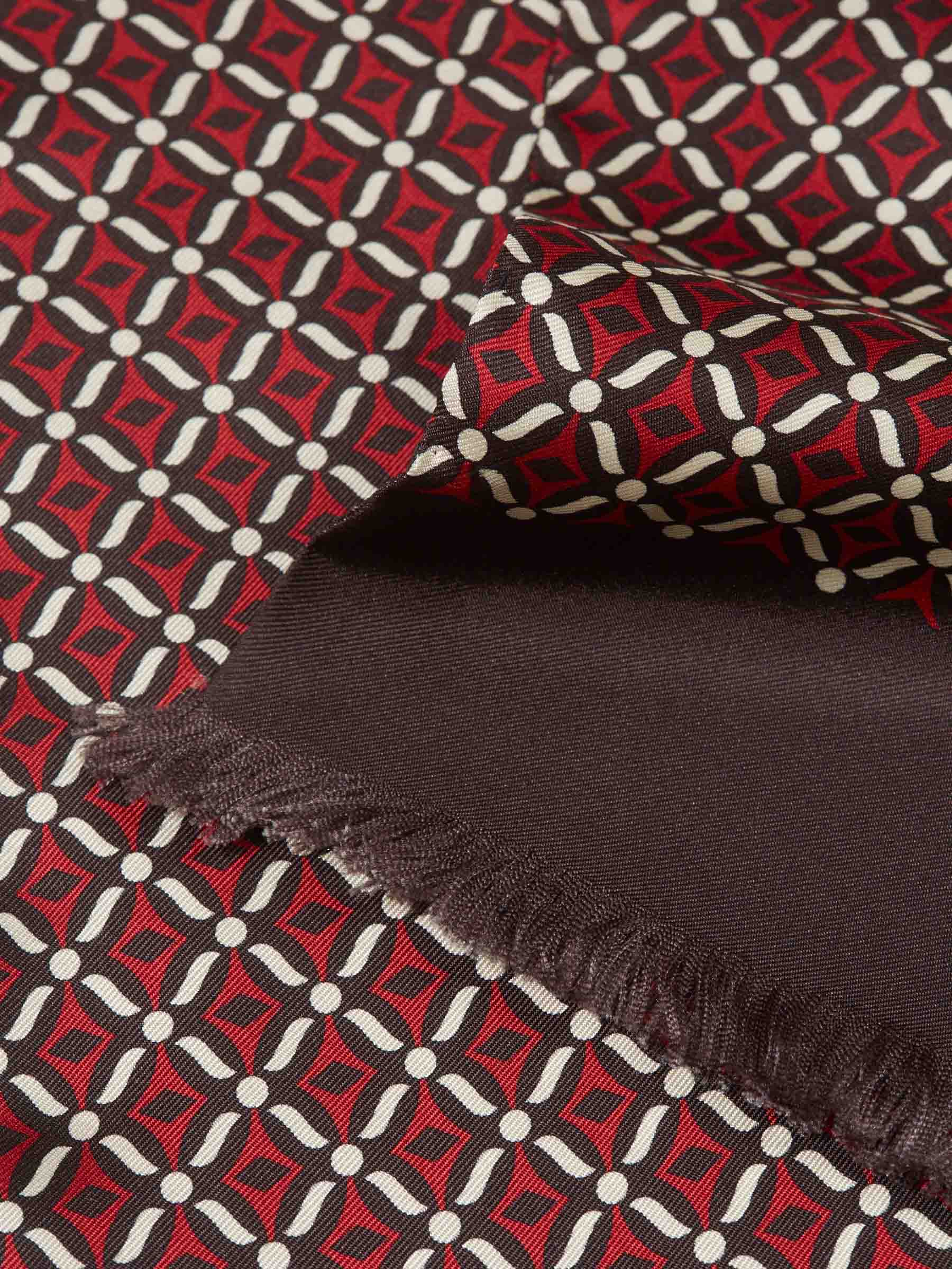 Santa Eulalia Hombre Barcelona Pañuelo Estampado color Burdeos sku 630-001515 02 - Foto 2