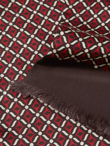 Santa Eulalia Hombre Barcelona Pañuelo Estampado color Burdeos sku 630-001515 02 - Foto 2