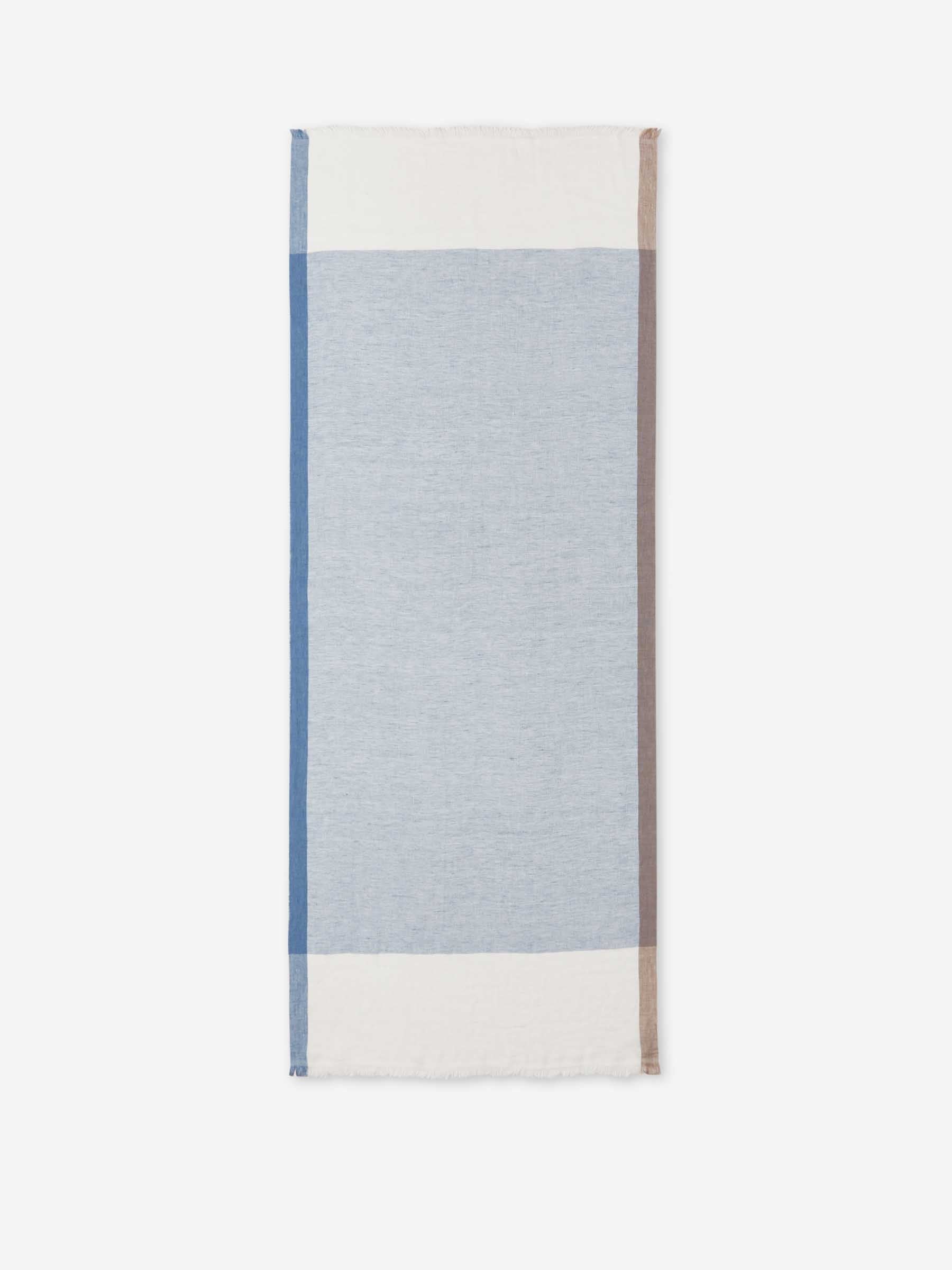 Santa Eulalia Hombre Barcelona Fular Lino color Azul sku 630-001516 01 - Foto 2