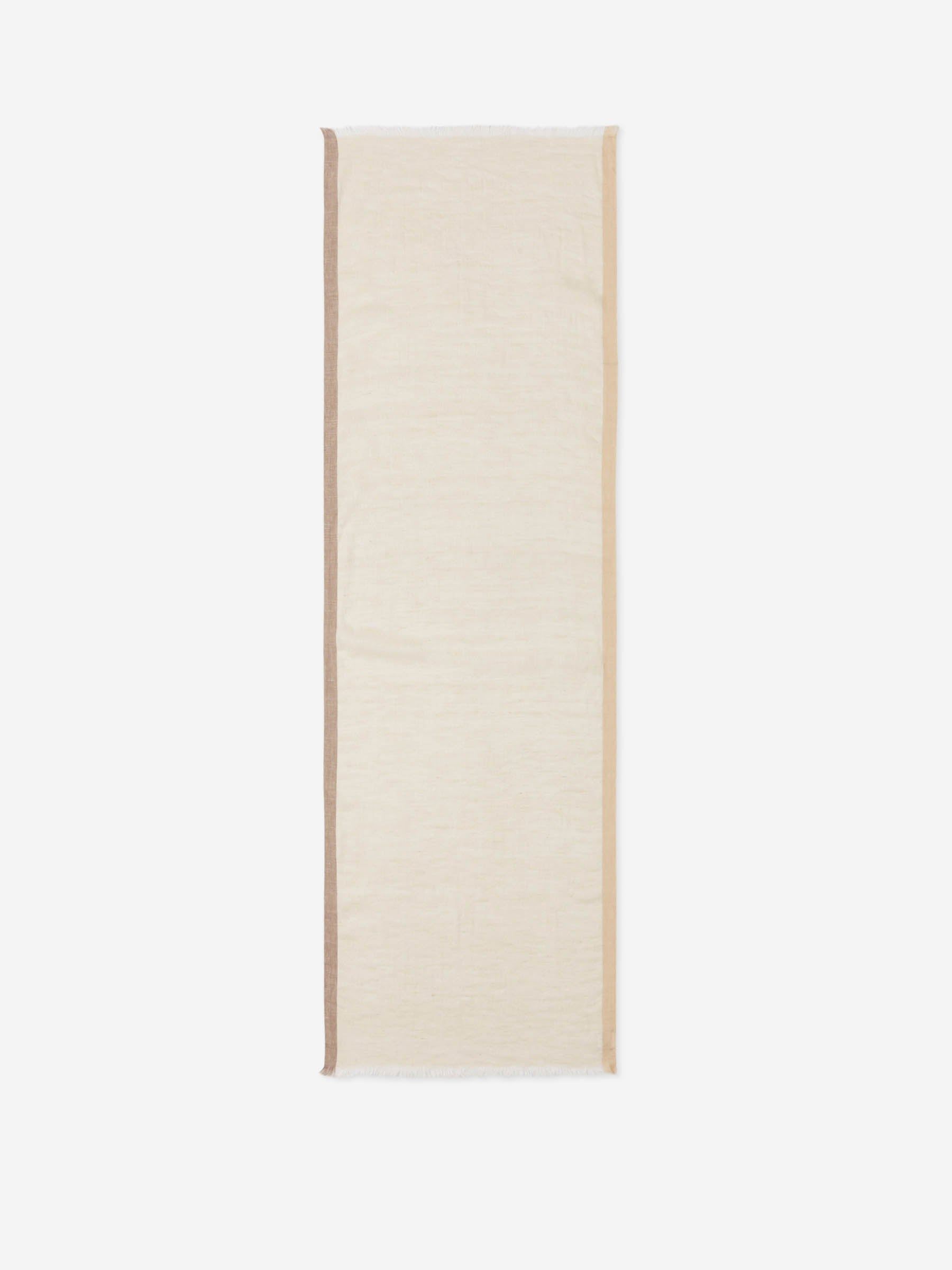 Santa Eulalia Hombre Barcelona Fular Lino Seda color Crema sku 630-001521 01 - Foto 2