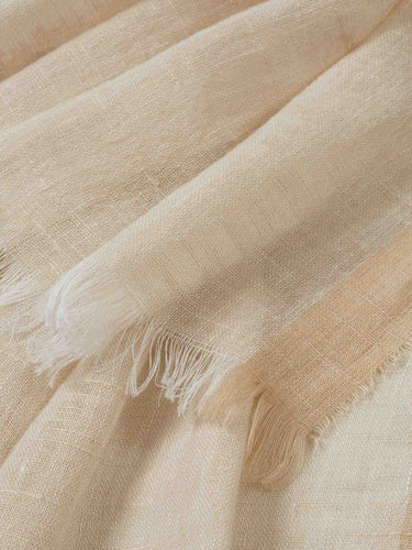 Santa Eulalia Hombre Barcelona Fular Lino Seda color Crema sku 630-001521 01 - Foto 3