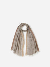Santa Eulalia Hombre Barcelona Fular Lino Seda color Camel sku 630-001521 02 - Foto 1
