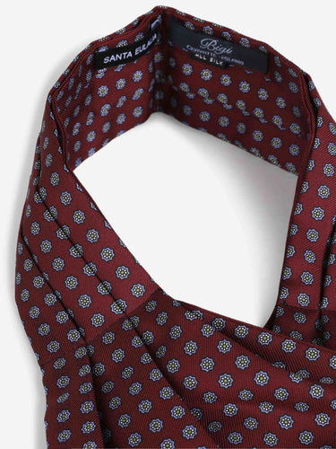 Santa Eulalia Hombre Barcelona Pañuelo Ascot Seda color Burdeos sku 630-001530 01 - Foto 3