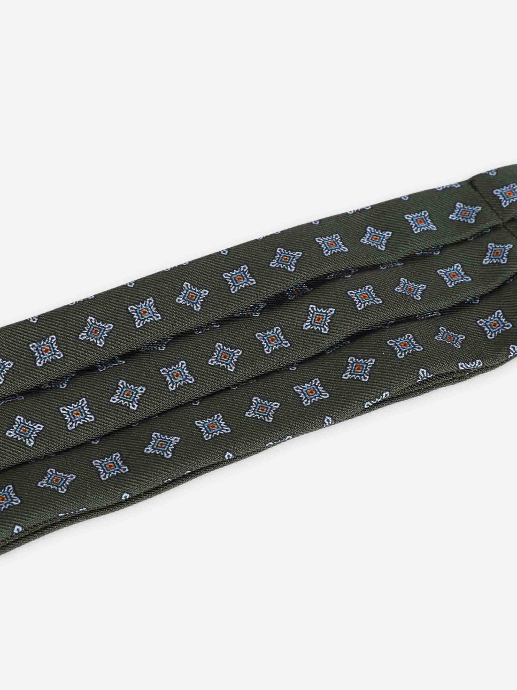 Santa Eulalia Hombre Barcelona Pañuelo Ascot Seda color Verde Oscuro sku 630-001531 01 - Foto 2