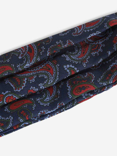 Santa Eulalia Hombre Barcelona Pañuelo Ascot Seda color Azul Marino sku 630-001532 01 - Foto 2