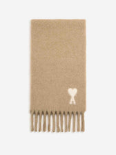 Ami Paris Hombre Barcelona Bufanda Logo color Beige sku 630-001538 01 - Foto 1