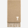 Ami Paris Hombre Barcelona Bufanda Logo color Beige sku 630-001538 01 - Foto 1
