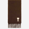 Ami Paris Hombre Barcelona Bufanda Logo color Marrón Oscuro sku 630-001538 02 - Foto 1