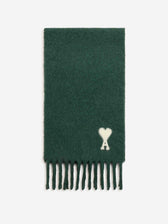 Ami Paris Hombre Barcelona Bufanda Logo color Verde Oscuro sku 630-001538 03 - Foto 1