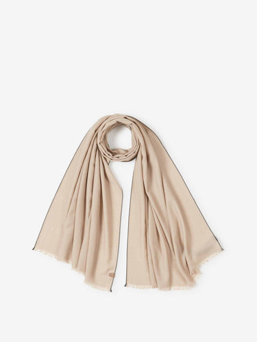 Brioni Hombre Barcelona Fular Liso color Beige sku 630-001541 01 - Foto 1