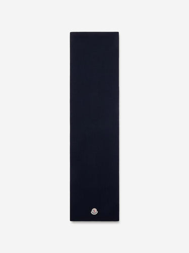 Moncler Hombre Barcelona Bufanda Lana Logo color Azul Marino sku 630-001561 01 - Foto 1