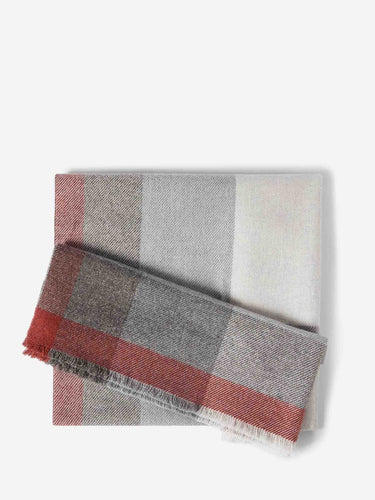 Brunello Cucinelli Hombre Barcelona Bufanda cuadros color Gris sku 630-001564 01 - Foto 1