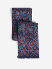 Santa Eulalia Hombre Barcelona Bufanda Echarpe Pailsey color Azul Marino sku 630-001569 01 - Foto 1
