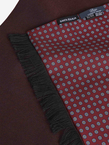 Santa Eulalia Hombre Barcelona Bufanda Echarpe Estampada color Burdeos sku 630-001571 03 - Foto 2
