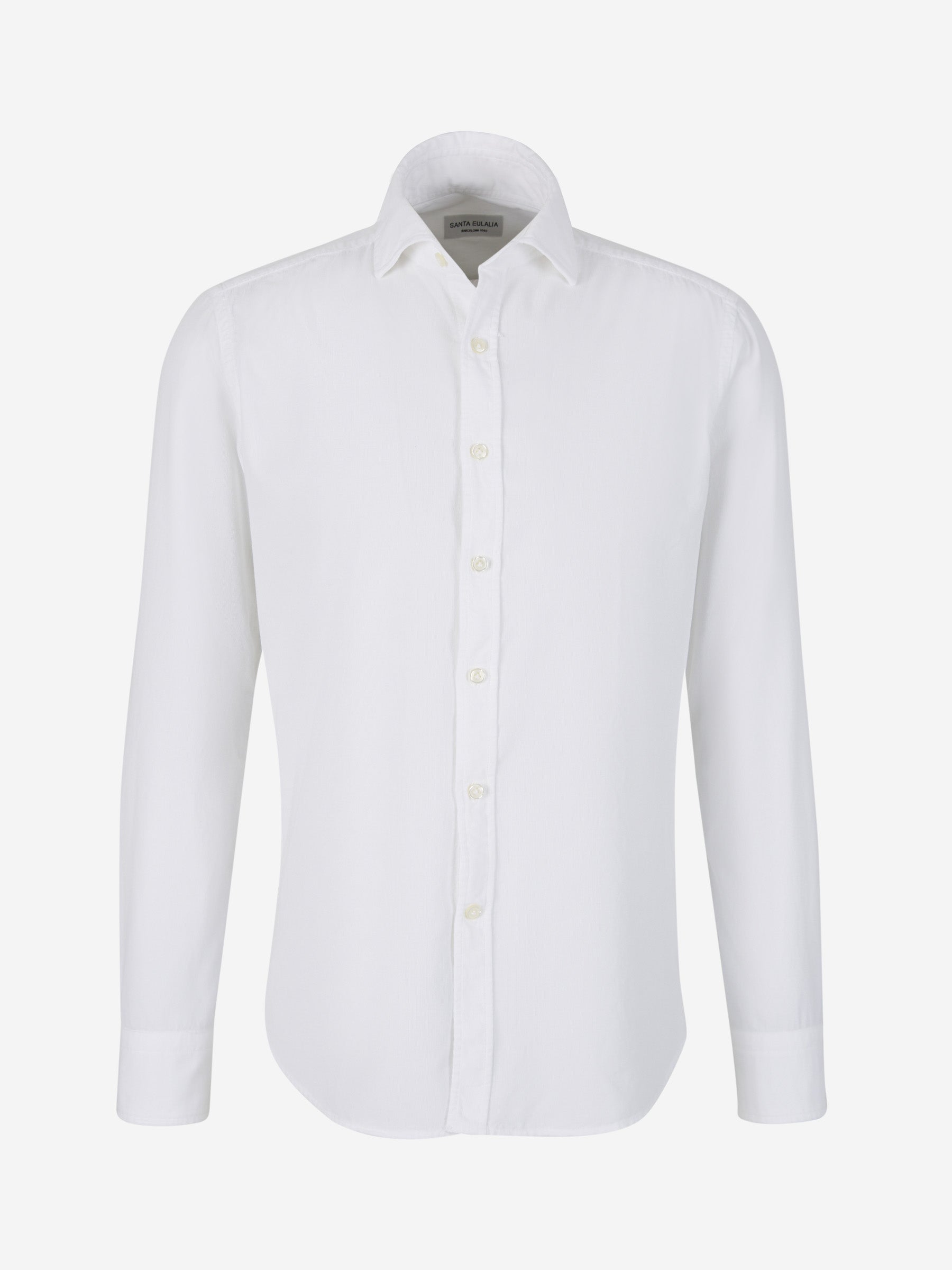 Santa Eulalia Hombre Barcelona Camisa Pana Algodón color Blanco sku 531-006108 01 - Foto 1