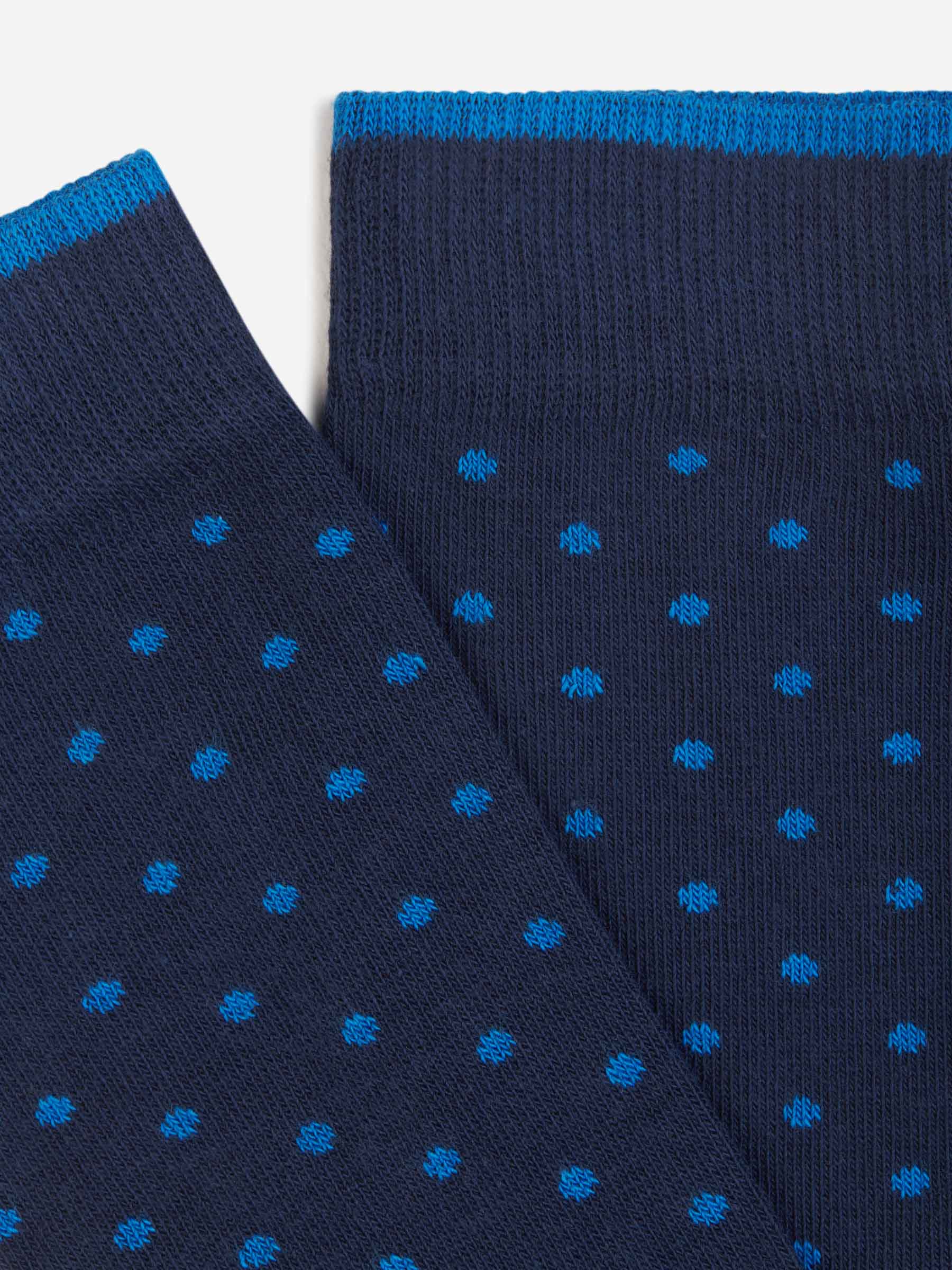 Gallo Hombre Barcelona Calcetines Motivo Lunares color Azul sku 641-000198 01 - Foto 2