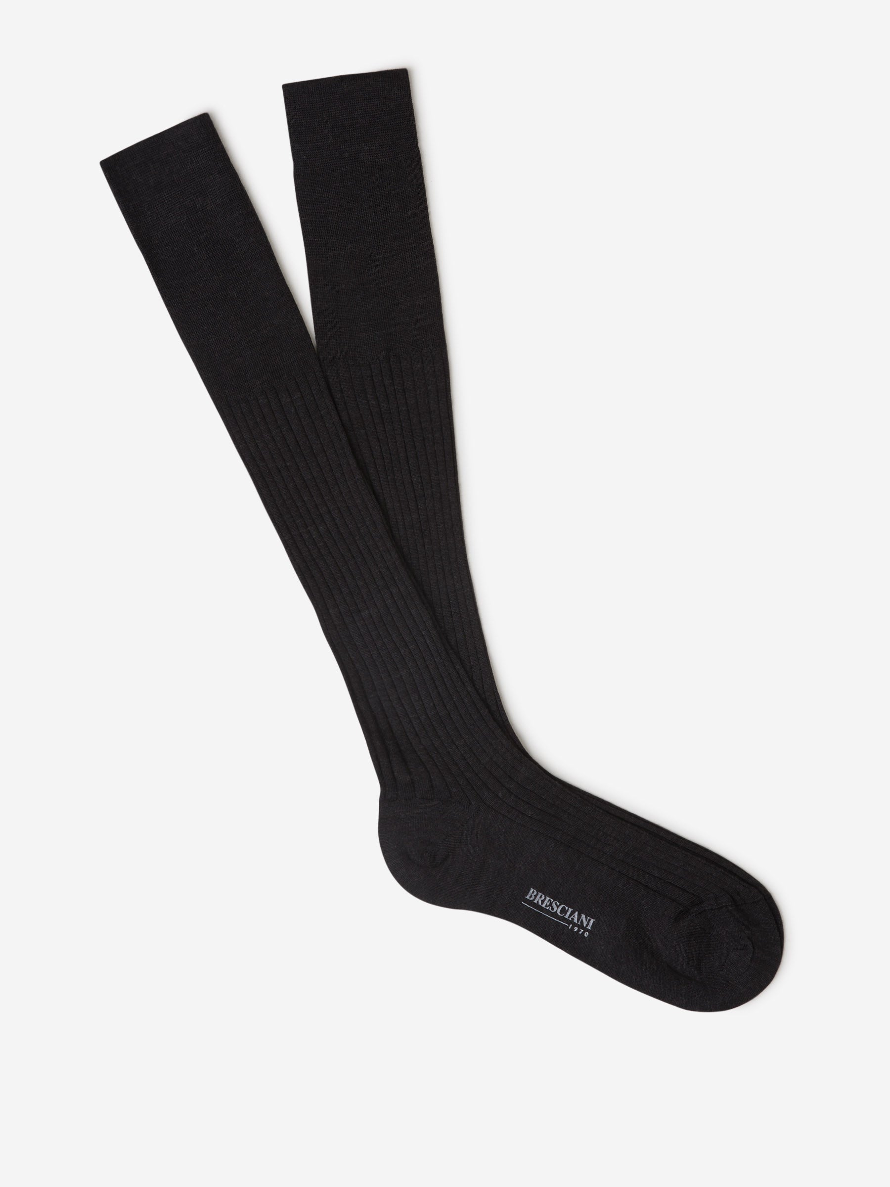 Santa Eulalia Hombre Barcelona Calcetines Largos Canalé color Gris Antracita sku 642-000178 02 - Foto 1