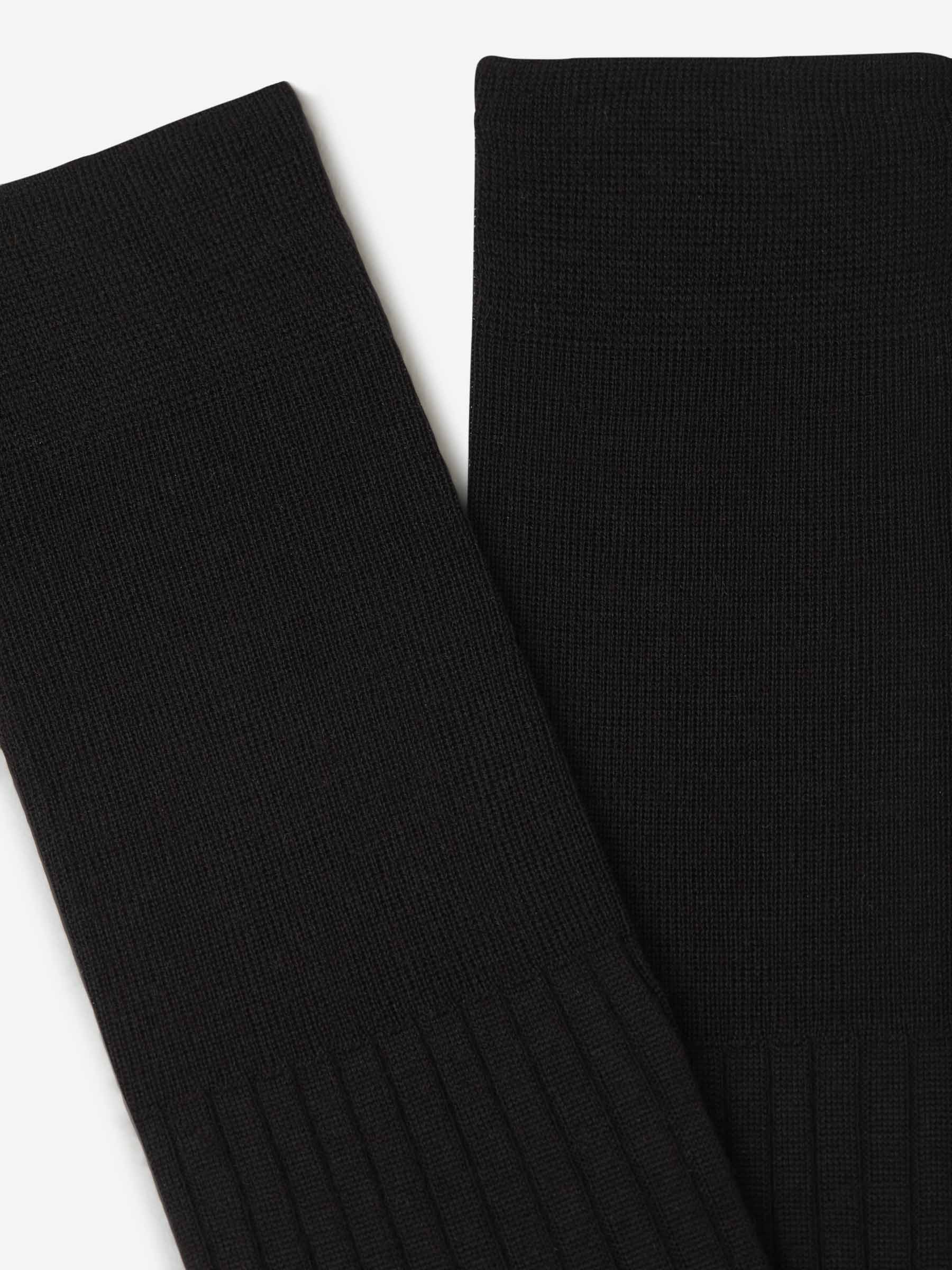 Santa Eulalia Hombre Barcelona Calcetines Largos Canalé color Negro sku 642-000178 03 - Foto 2