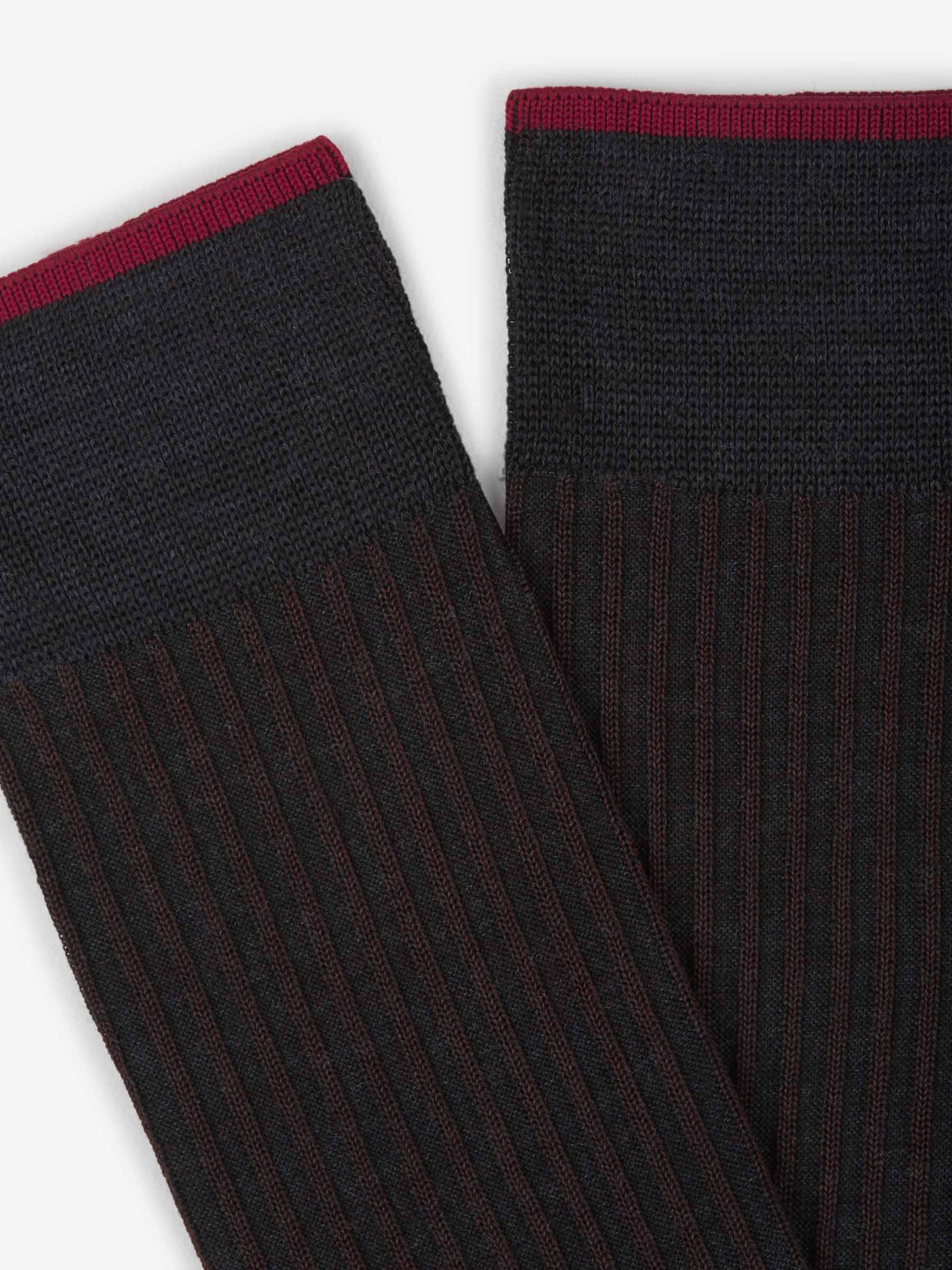 Gallo Hombre Barcelona Calcetines Motivo Rayas color Azul Marino sku 642-000397 03 - Foto 2