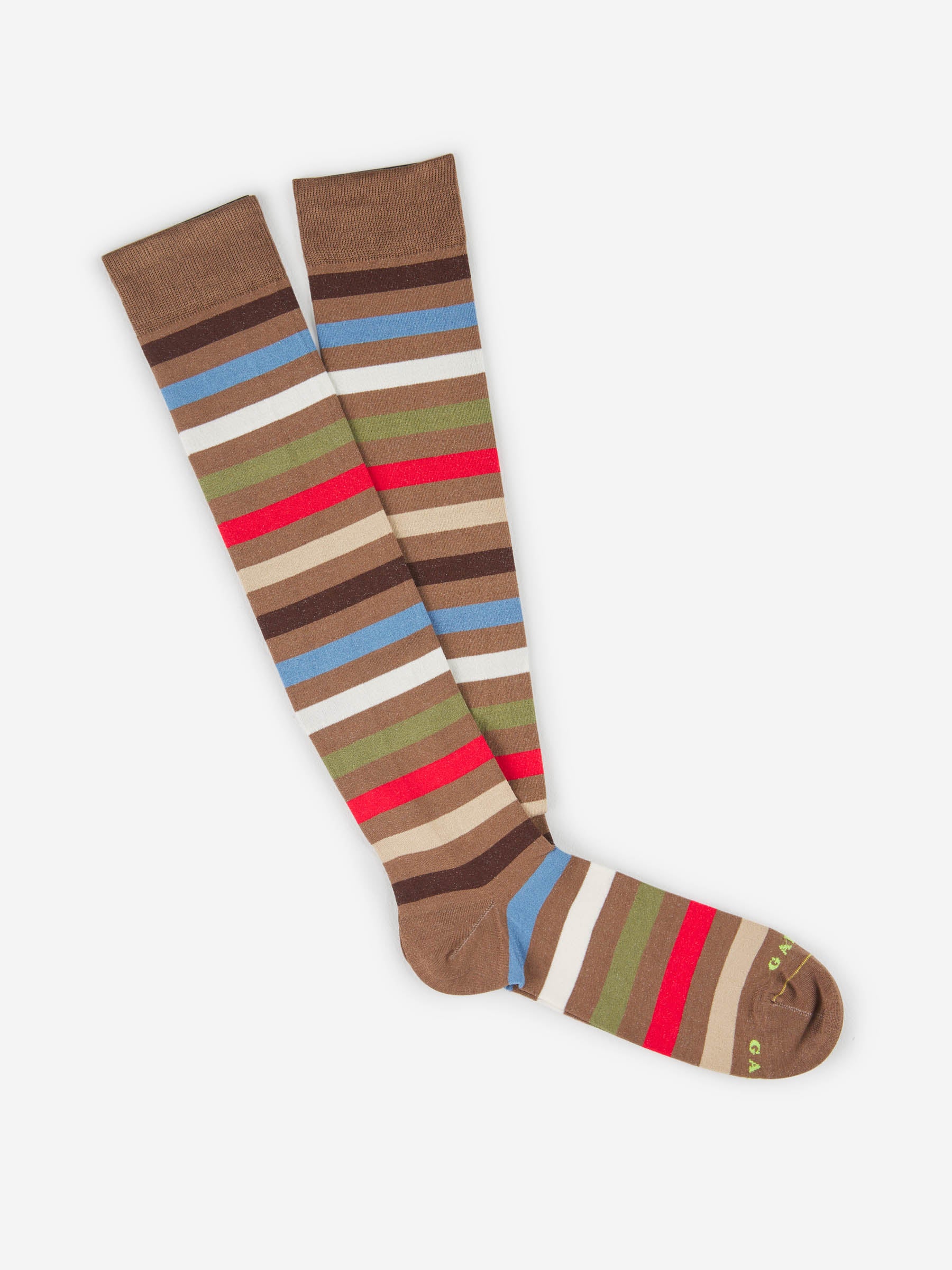 Gallo Hombre Barcelona Calcetines Rayas Multicolor color Marrón sku 642-000432 01 - Foto 1