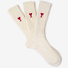 Ami Paris Hombre Barcelona Calcetines Lisos Algodón color Crema sku 642-000529 02 - Foto 1