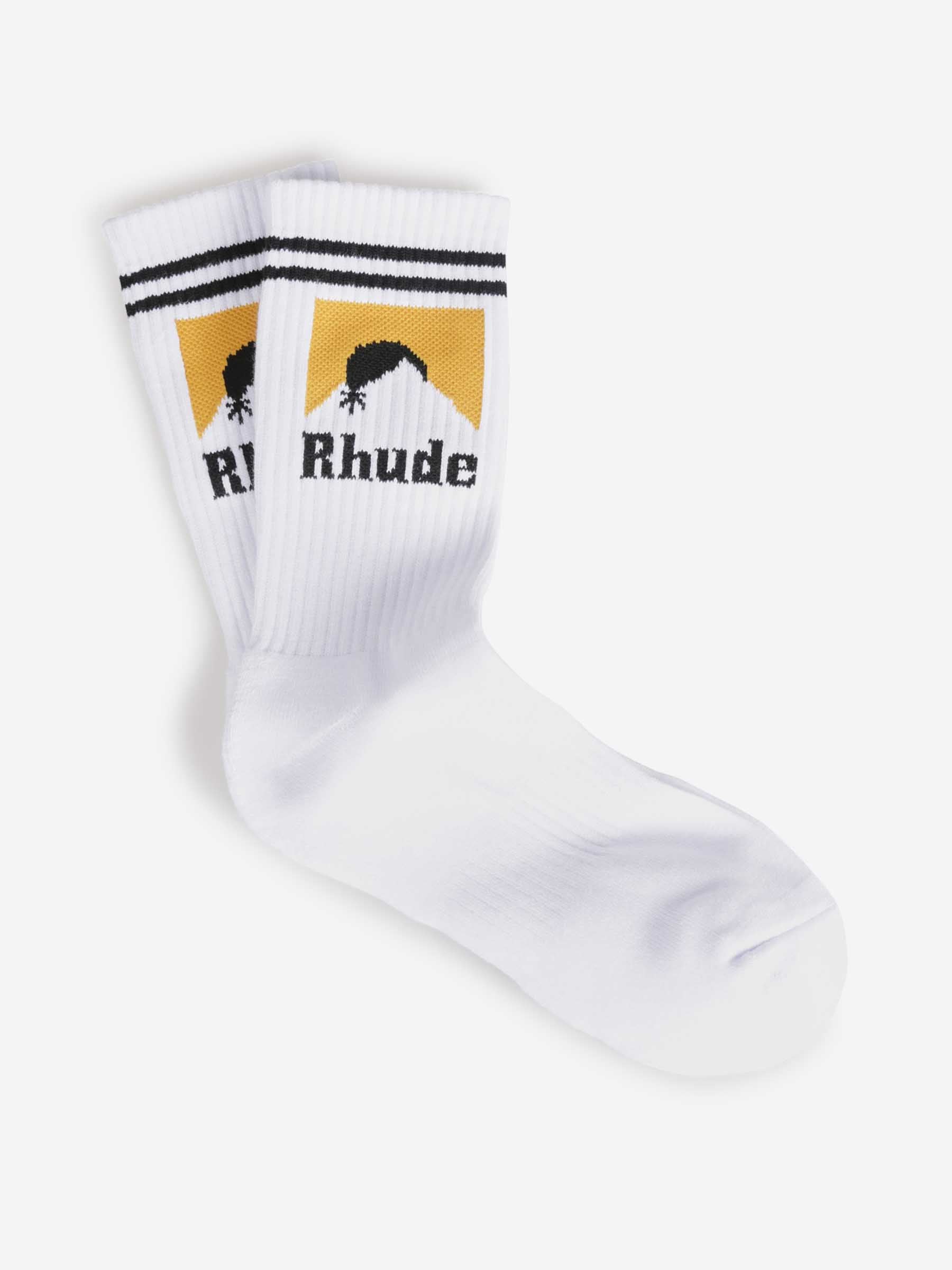 Rhude Hombre Barcelona Calcetines Moonlight color Blanco sku 642-000545 01 - Foto 1