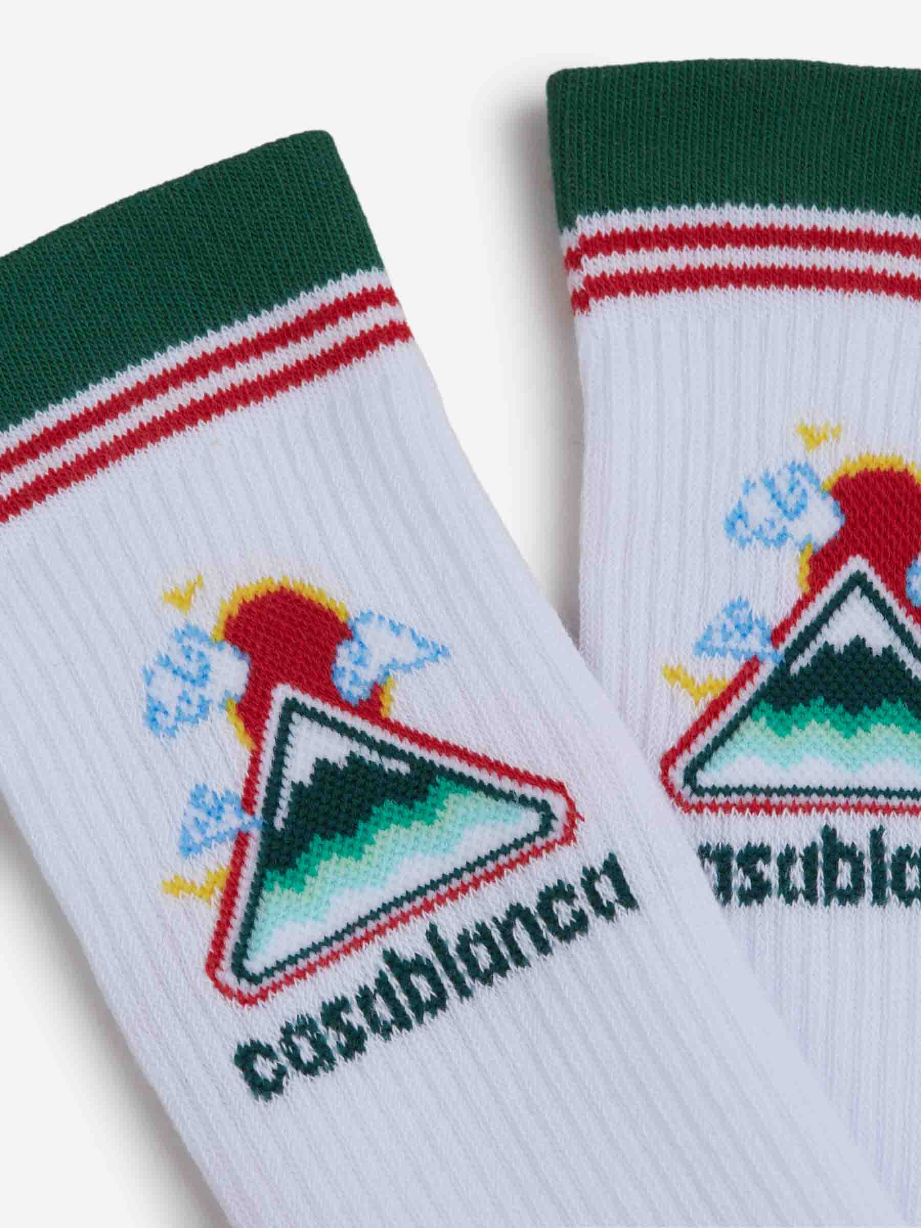 Casablanca Hombre Barcelona Calcetines Logo color Blanco sku 642-000547 01 - Foto 2