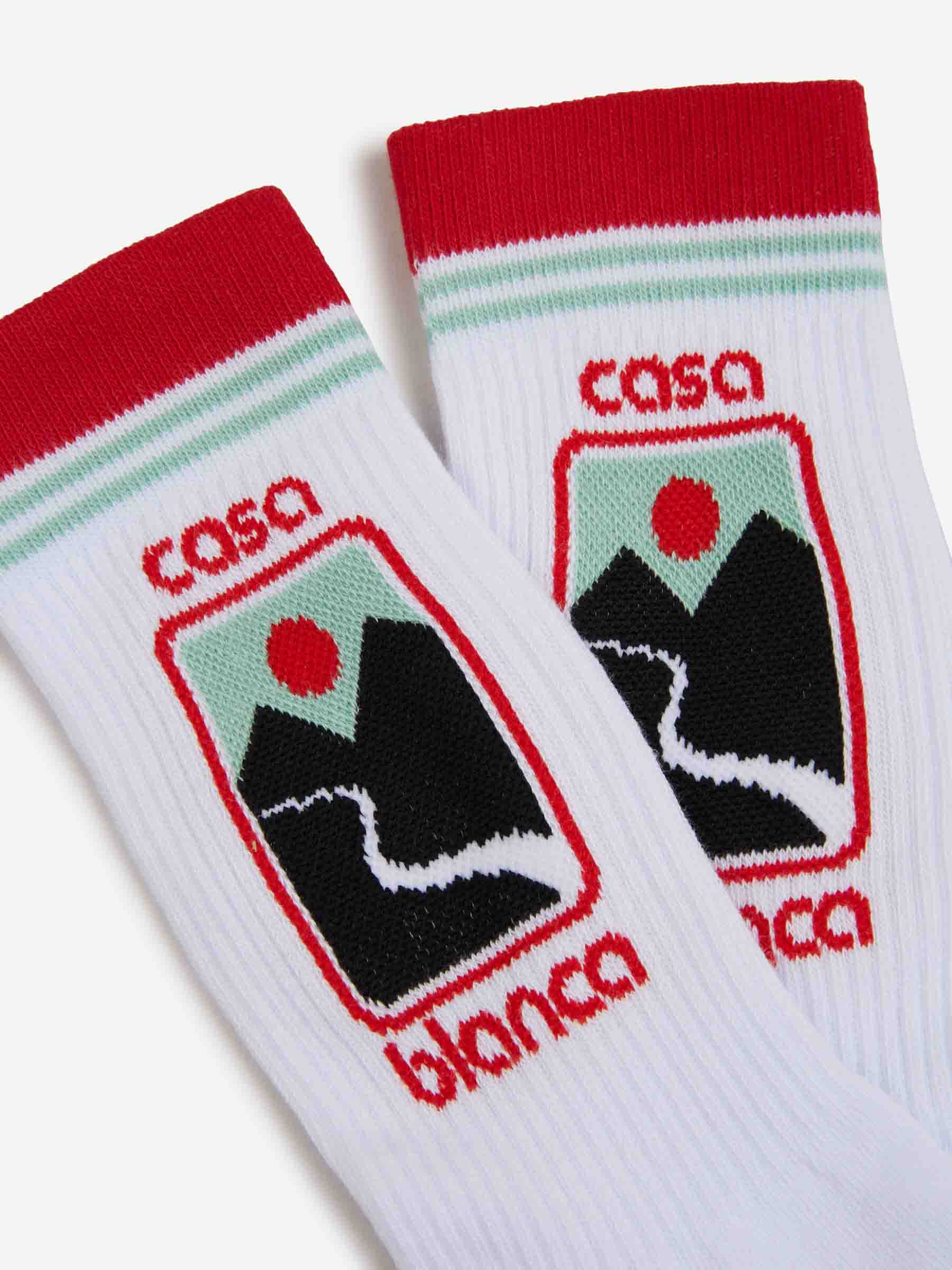 Casablanca Hombre Barcelona Calcetines Logo color Blanco sku 642-000548 01 - Foto 2