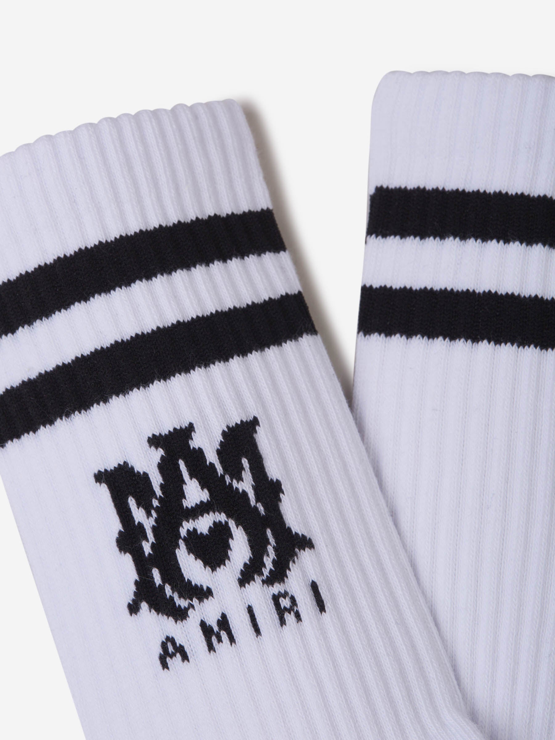 Amiri Hombre Barcelona Calcetines Logo color Blanco sku 642-000551 02 - Foto 2