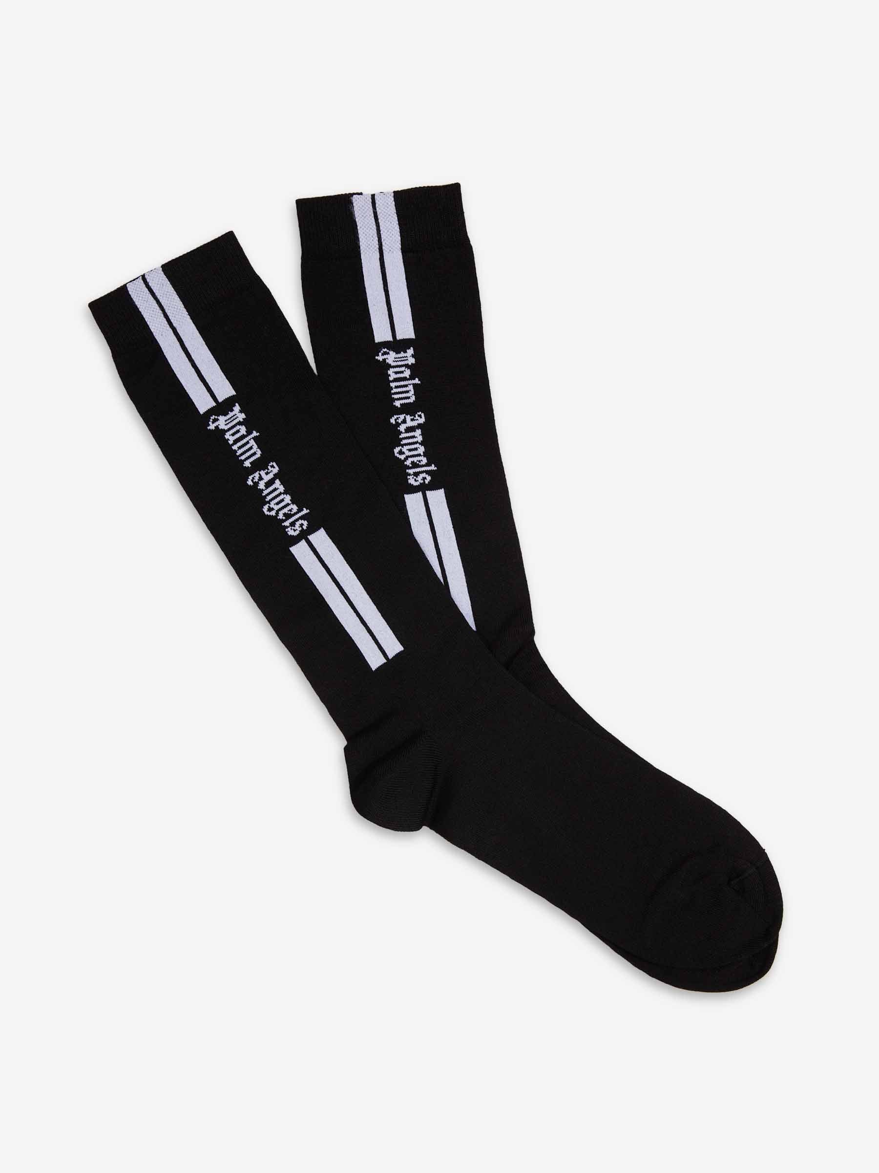 Palm Angels Hombre Barcelona Calcetines Largos Logo color Negro sku 642-000552 01 - Foto 1