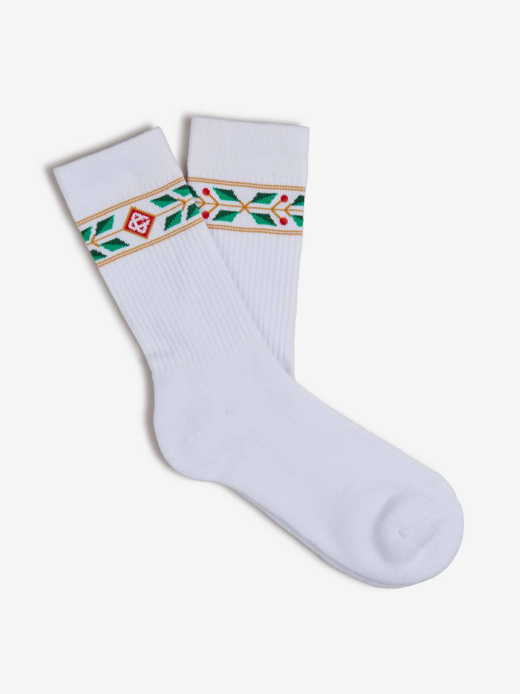 Casablanca Hombre Barcelona Calcetines Gráfico Algodón color Blanco sku 642-000565 01 - Foto 1