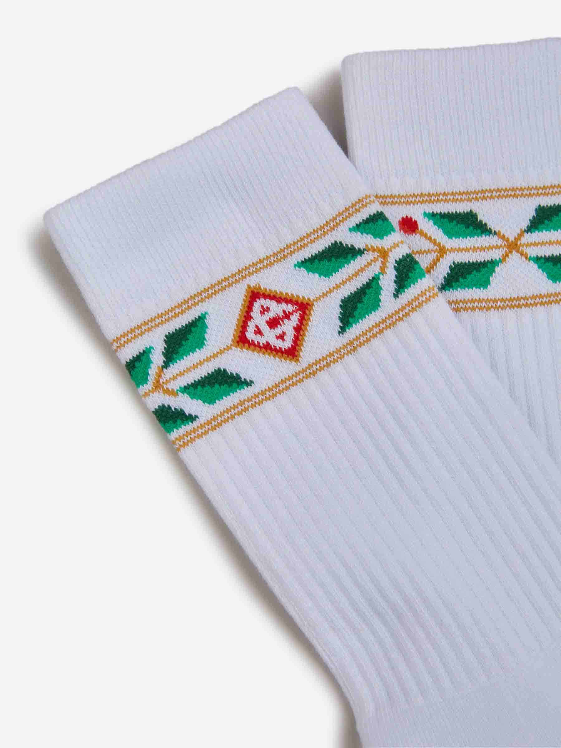 Casablanca Hombre Barcelona Calcetines Gráfico Algodón color Blanco sku 642-000565 01 - Foto 2