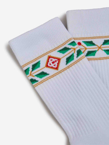 Casablanca Hombre Barcelona Calcetines Gráfico Algodón color Blanco sku 642-000565 01 - Foto 2