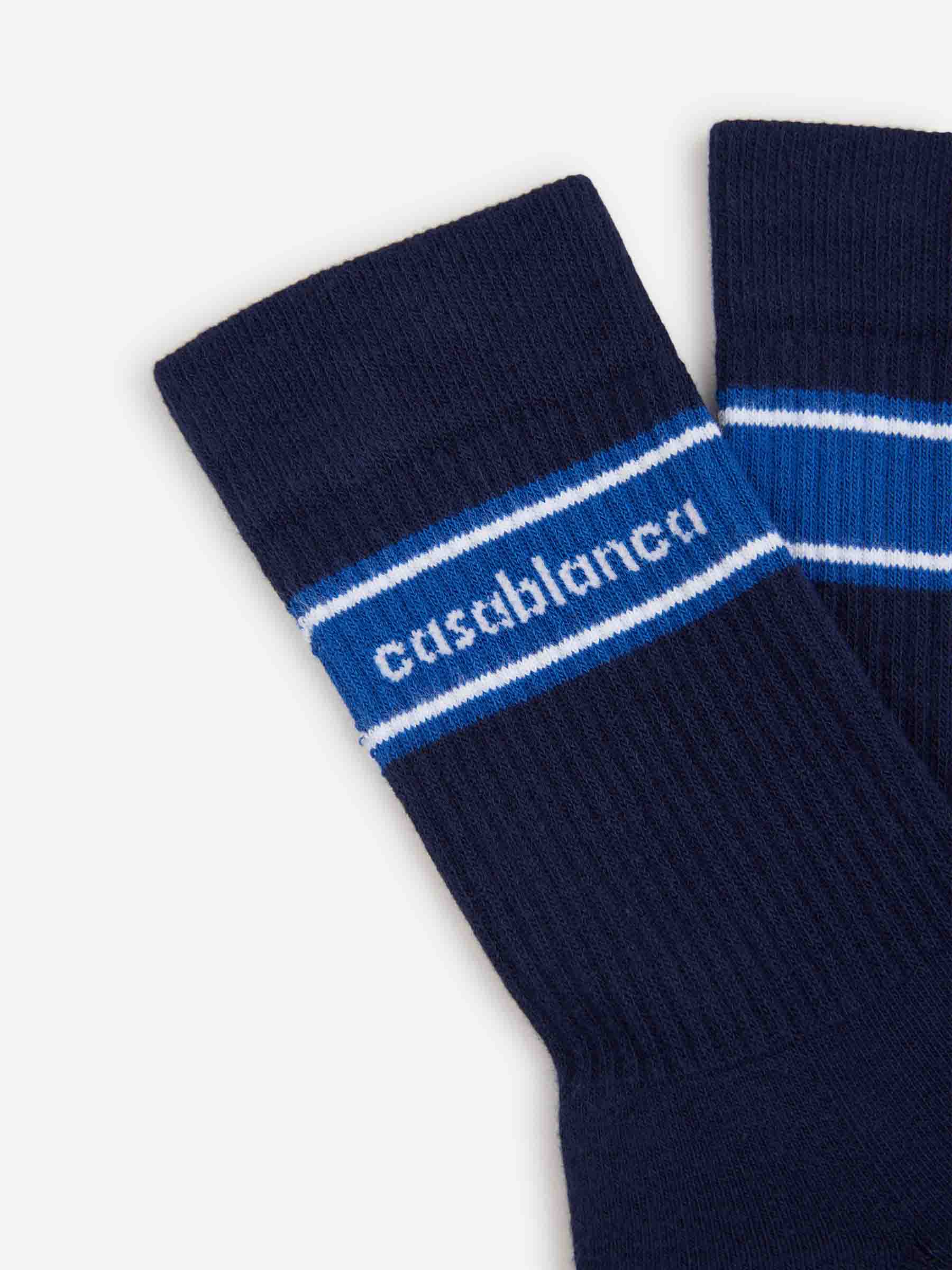 Casablanca Hombre Barcelona Calcetines de Algodón color Azul Noche sku 642-000565 02 - Foto 2