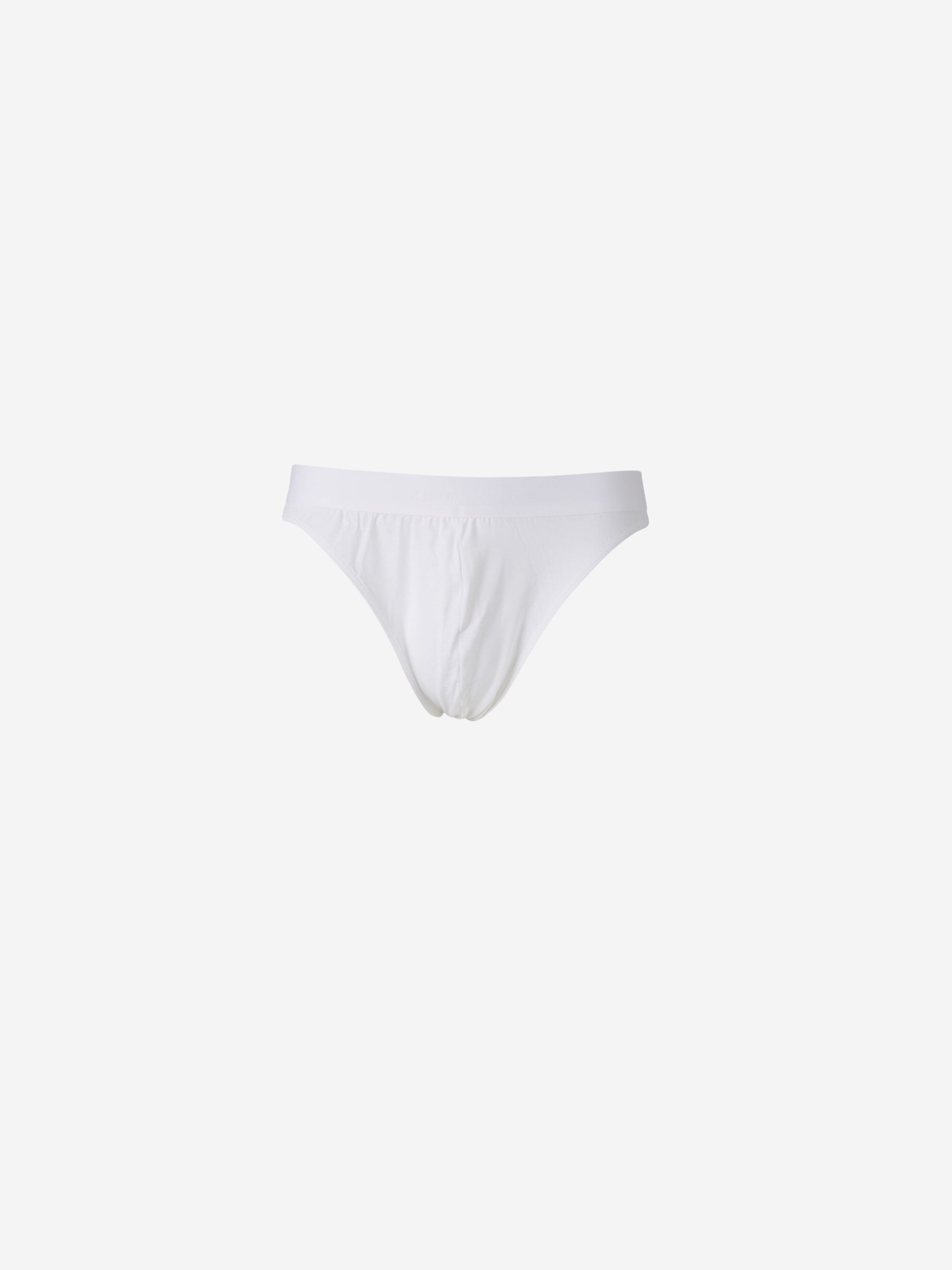 Zimmerli Hombre Barcelona Slip Modal Logo color Blanco sku 651-000026 01 - Foto 1