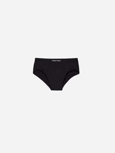 Tom Ford Hombre Barcelona Slip Logo Algodón color Negro sku 651-000040 01 - Foto 1