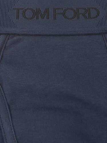 Tom Ford Hombre Barcelona Calzoncillos Slip Algodón color Azul Marino sku 651-000043 02 - Foto 3