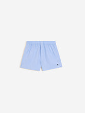 Ami Paris Hombre Barcelona Boxer Logo Algodón color Azul Celeste sku 652-000118 01 - Foto 1