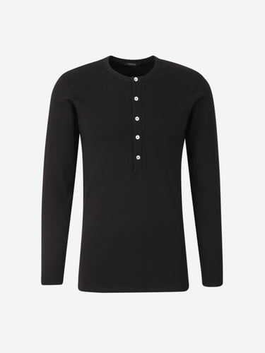 Tom Ford Hombre Barcelona Camiseta Interior Logo Algodón color Negro sku 653-000088 01 - Foto 1